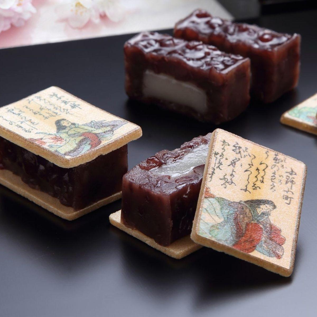 叶 匠壽庵 百人一首歌牌最中禮盒|日本好物調查局 叶 匠壽庵 百人一首歌牌最中禮盒|日本好物調查局