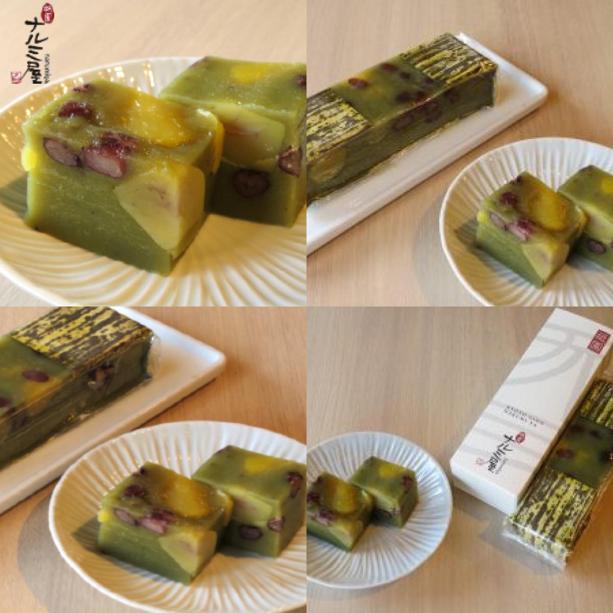 抹茶、栗子和紅豆的優雅相遇!祇園鳴海屋 抹茶紅豆栗子羊羹、六方燒|日本好物調查局