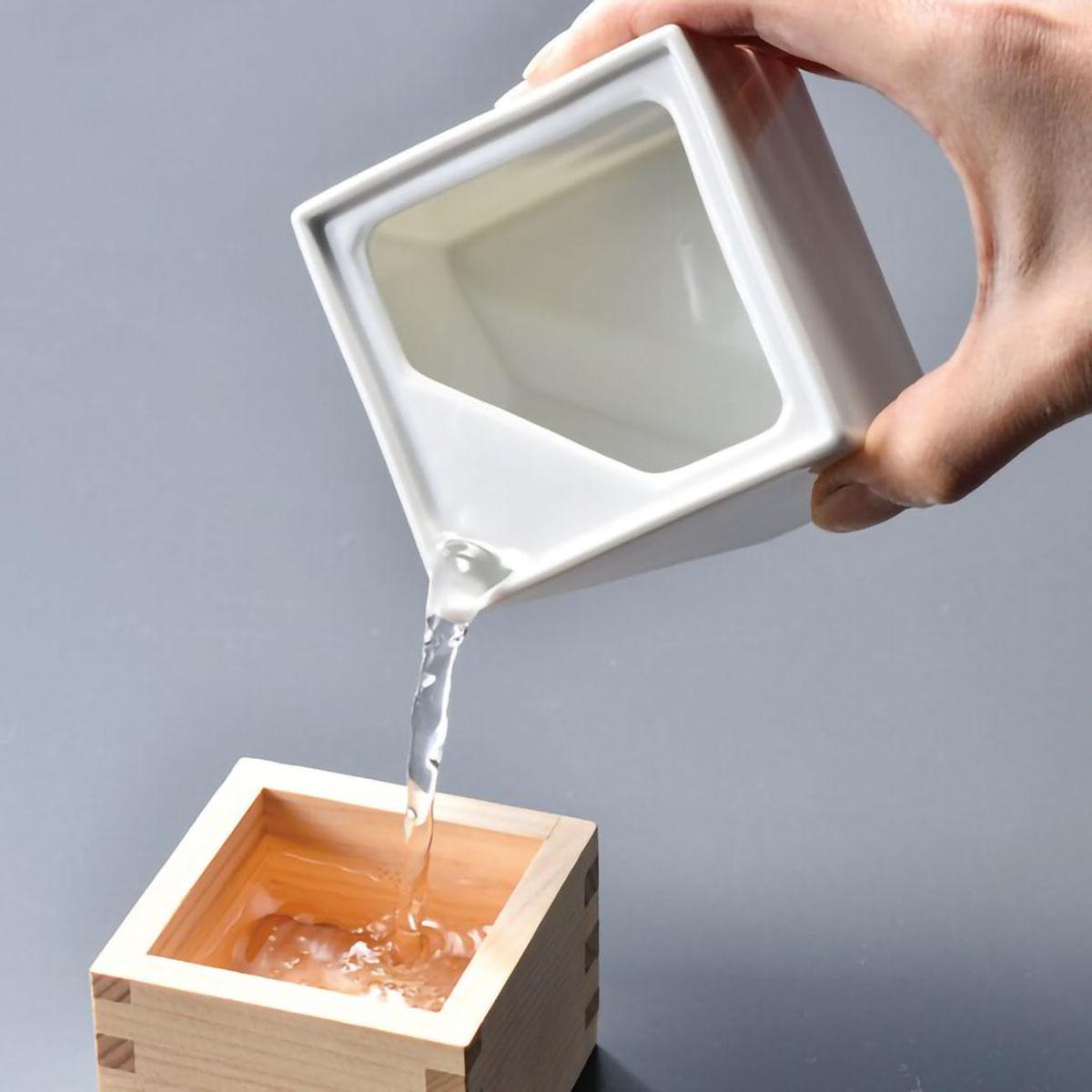 夏夜小酌~質感酒器角盃&木枡冷酒器