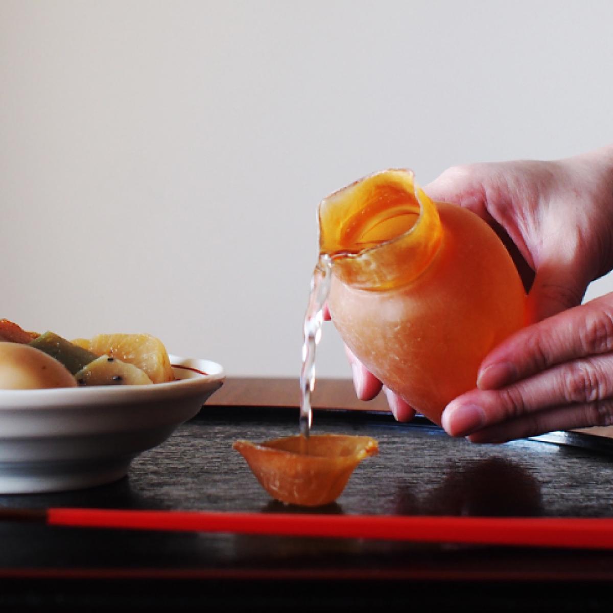 一整隻烏賊做成的清酒壺！京都宮津名產鞍岡商店烏賊酒壺& 酒杯