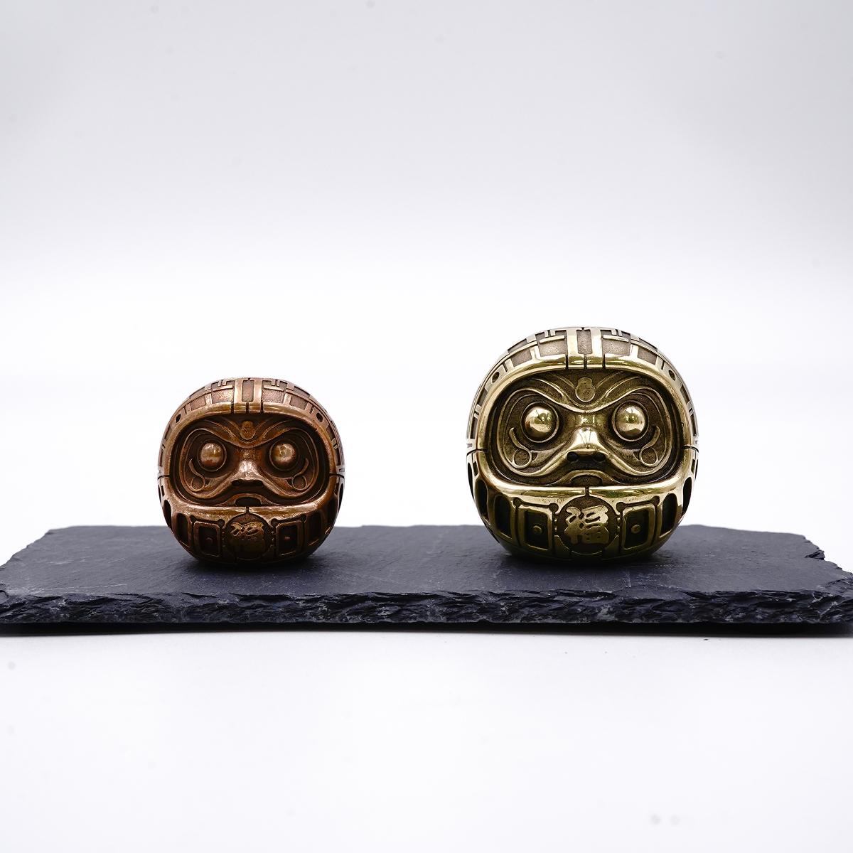 日本高岡銅器職人手作!中村製作所金屬原色福香香立達摩、忍者、機器人 日本高岡銅器職人手作!中村製作所金屬原色福香香立達摩、忍者、機器人