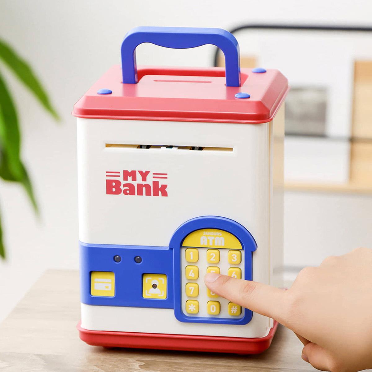 小朋友的第一次ATM體驗！3Coins 電子ATM造型存錢筒