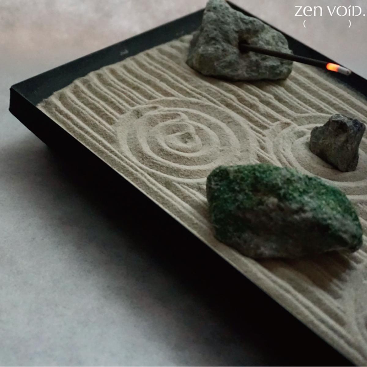 【滿願祭限定】手掌上的禪意香氛庭園!zen void 日式盆栽擴香木、香石組&枯山水香立組|日本好物調查局