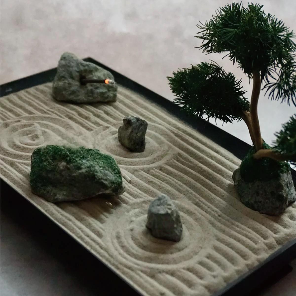 【滿願祭限定】手掌上的禪意香氛庭園!zen void 日式盆栽擴香木、香石組&枯山水香立組|日本好物調查局