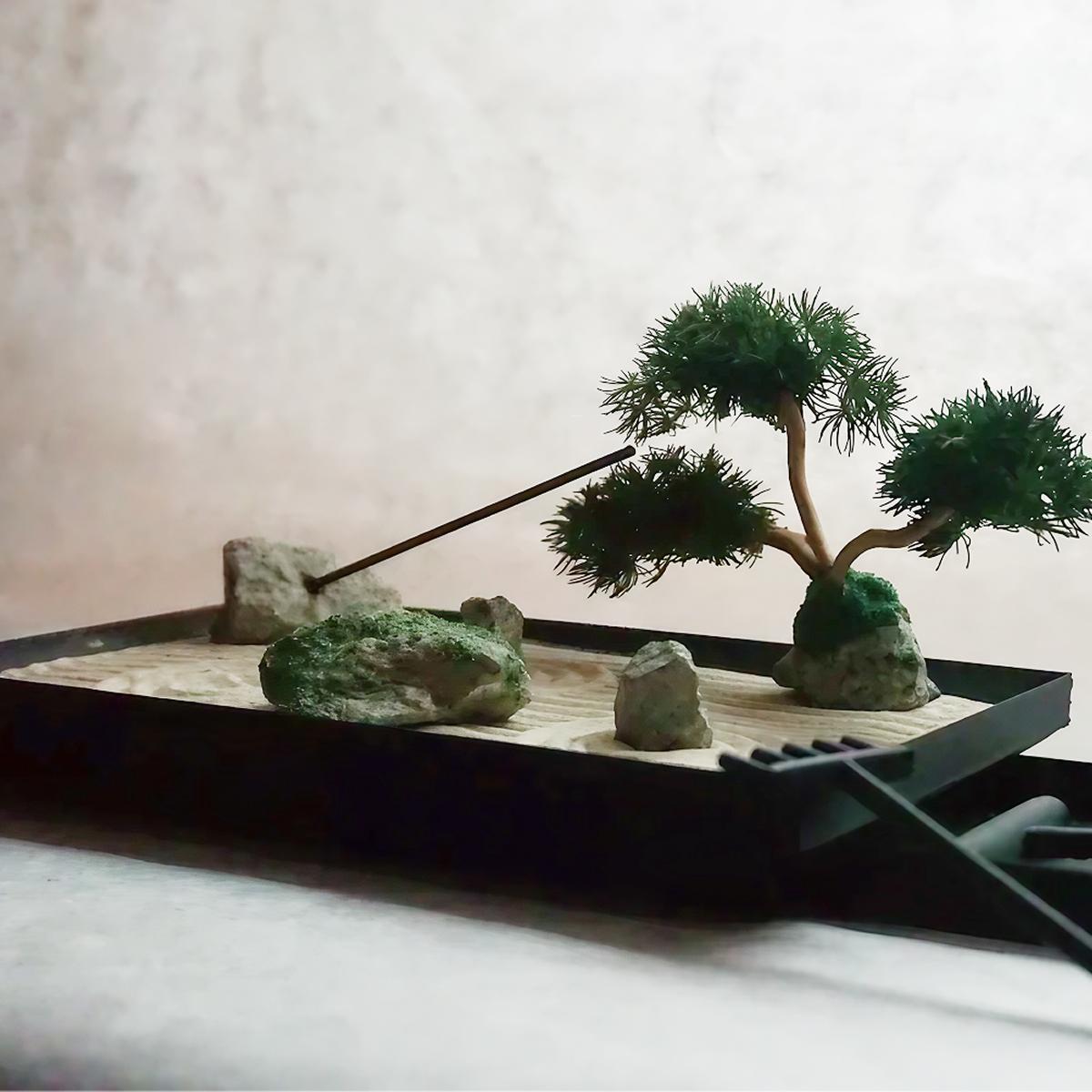 【滿願祭限定】手掌上的禪意香氛庭園!zen void 日式盆栽擴香木、香石組&枯山水香立組|日本好物調查局