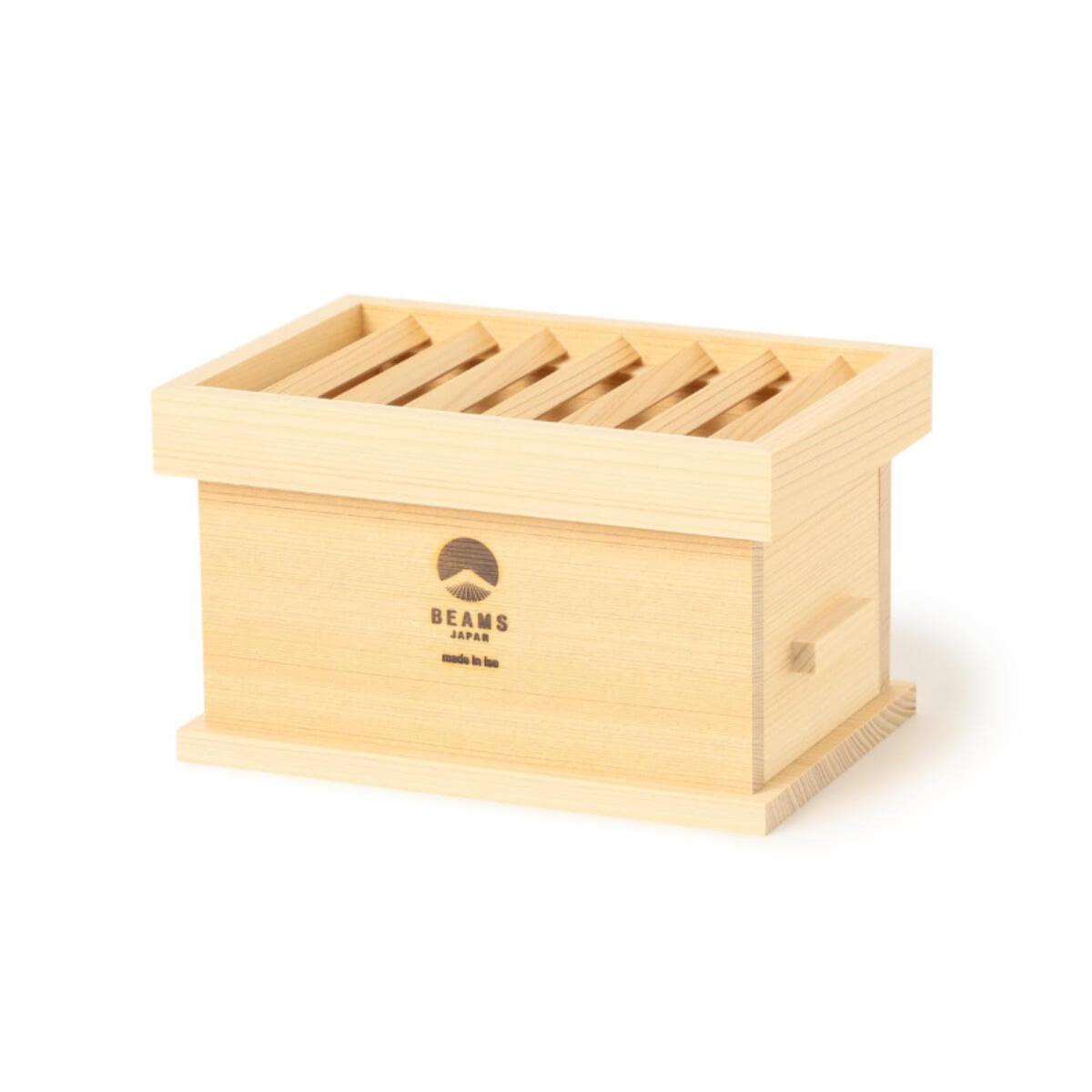 俵田屋x BEAMS JAPAN 神社賽錢箱存錢筒-Made in Ise 以日本神聖檜木打造！