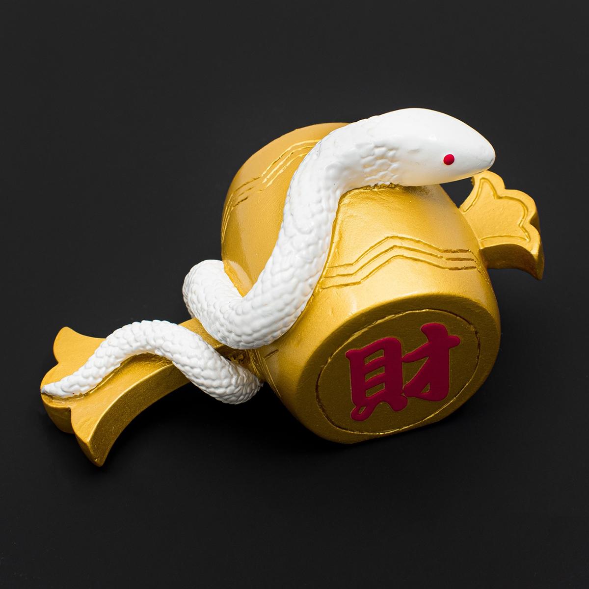 金運滿堂】金光閃閃的白蛇金小槌&招財寶袋新頒布！白崎八幡宮開運御守