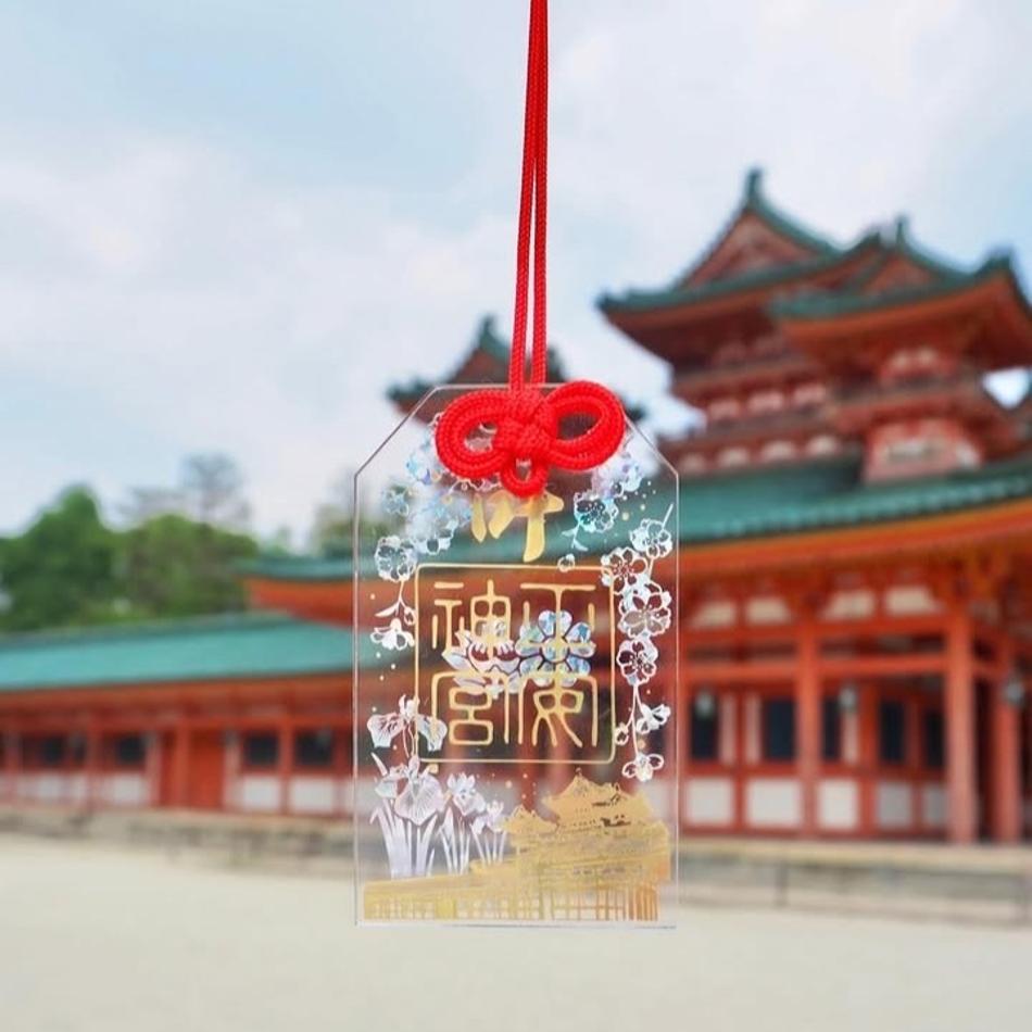 京都平安神宮透明叶守