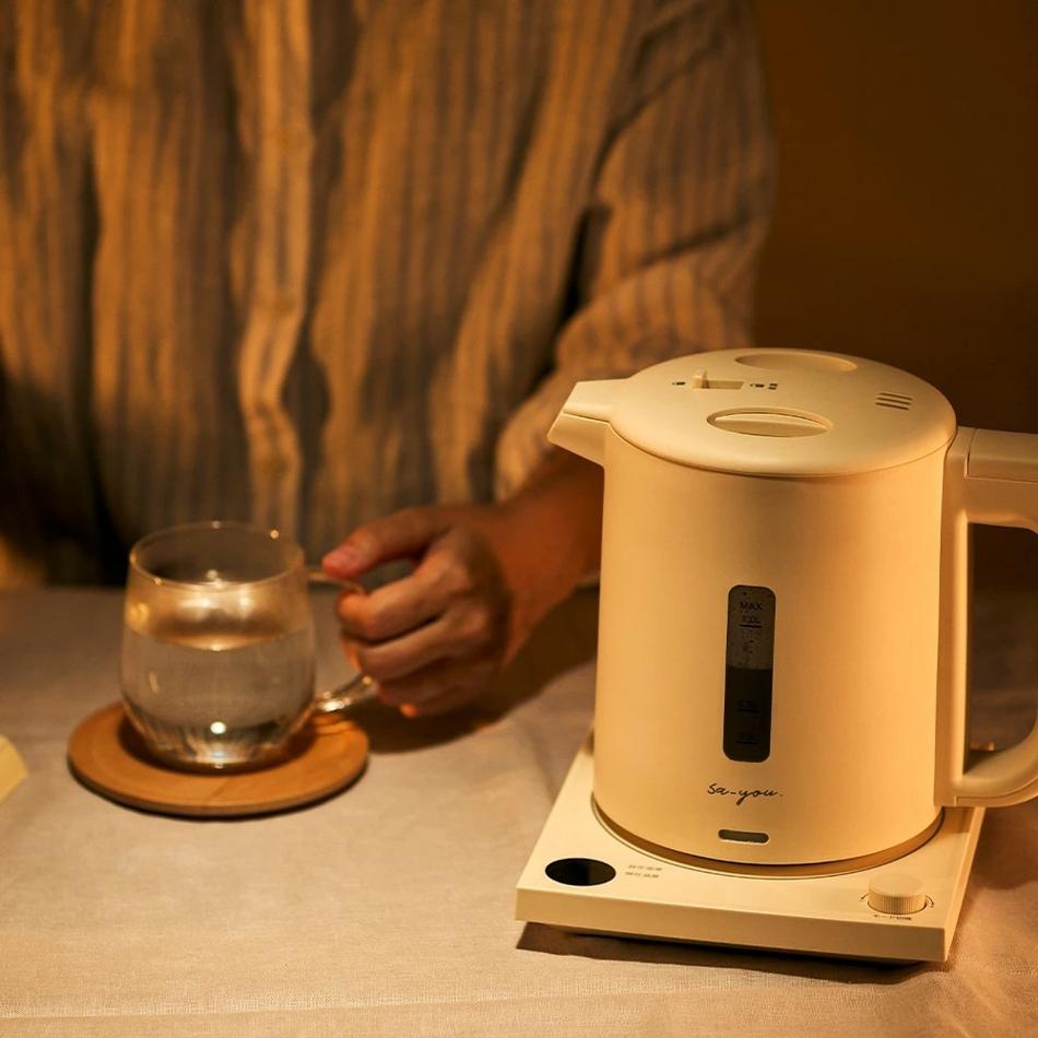 白湯專科多段保溫電熱壺、恆溫馬克杯